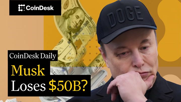 Elon Musk loses $50 billion in a single day; SpaceX moves bitcoin