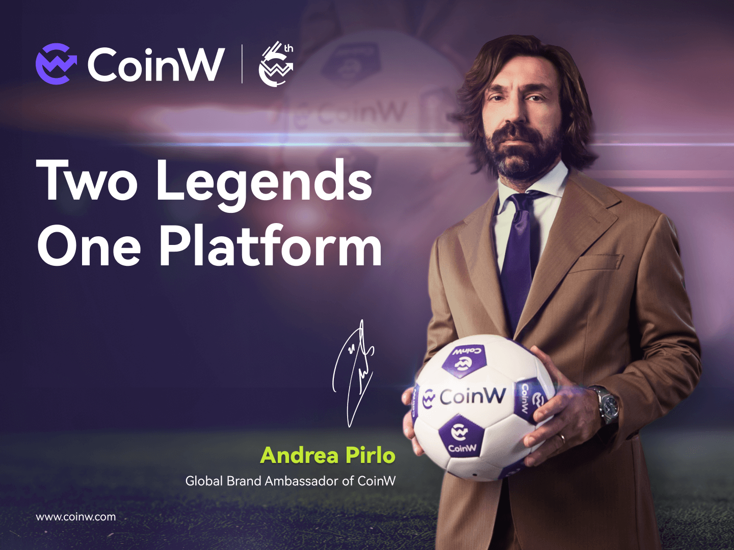 Pirlo-Endorsed CoinW Uplifts the Game: A Legendary Crypto Exchange Takes  Center Stage in the Next Level of Innovation