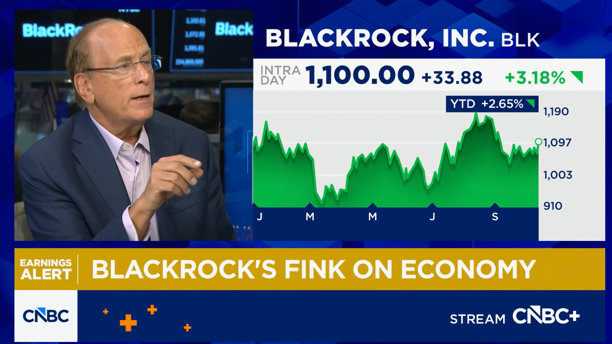 BlackRock CEO Fink warns data center moratorium could trigger U.S. recession