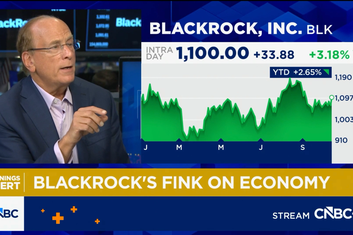 BlackRock's Fink names a U.S. recession trigger, sounds alarm over $40.