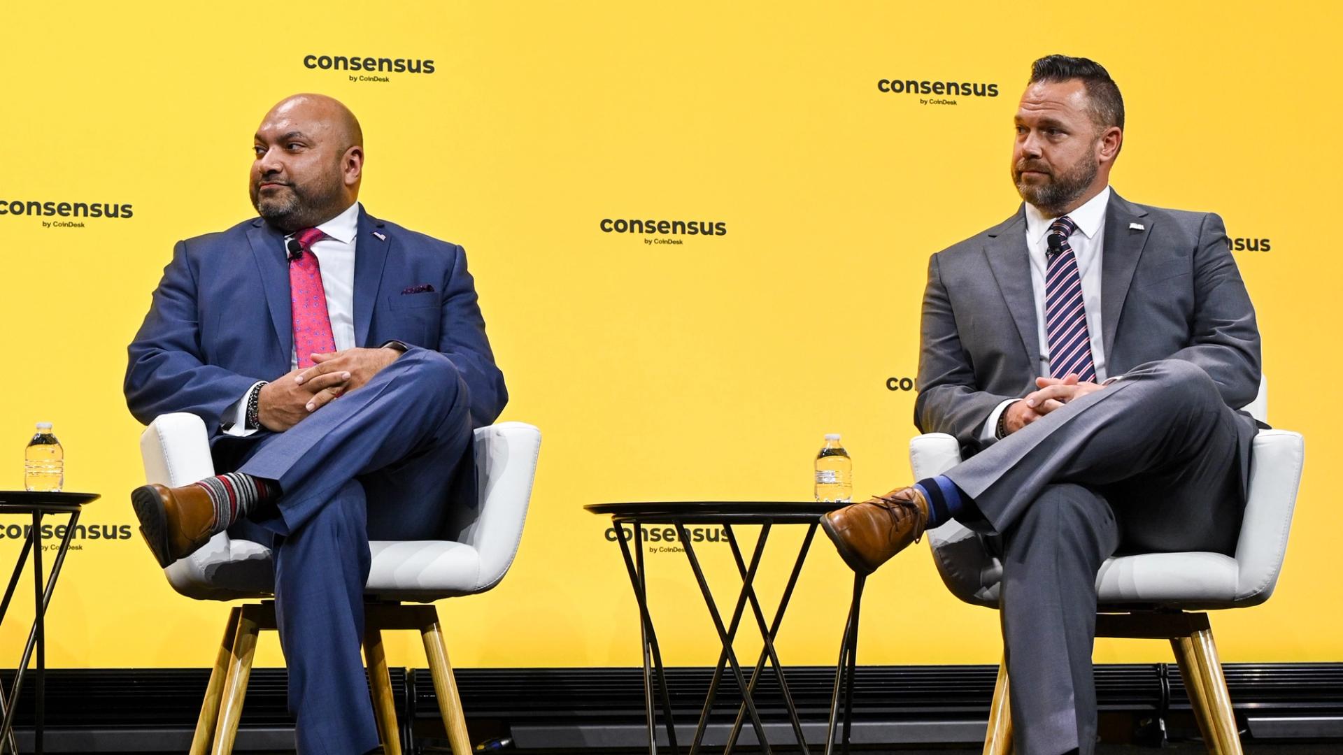 Raj Mukherjee and Seth Wilks at Consensus 2024