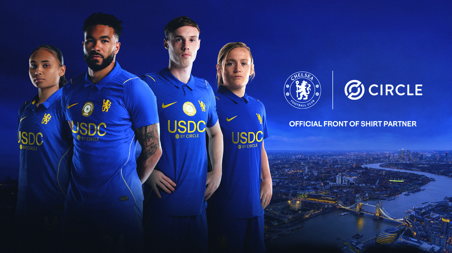 Circle's USDC takes over Chelsea's jersey in Premier League's first sponsorship deal