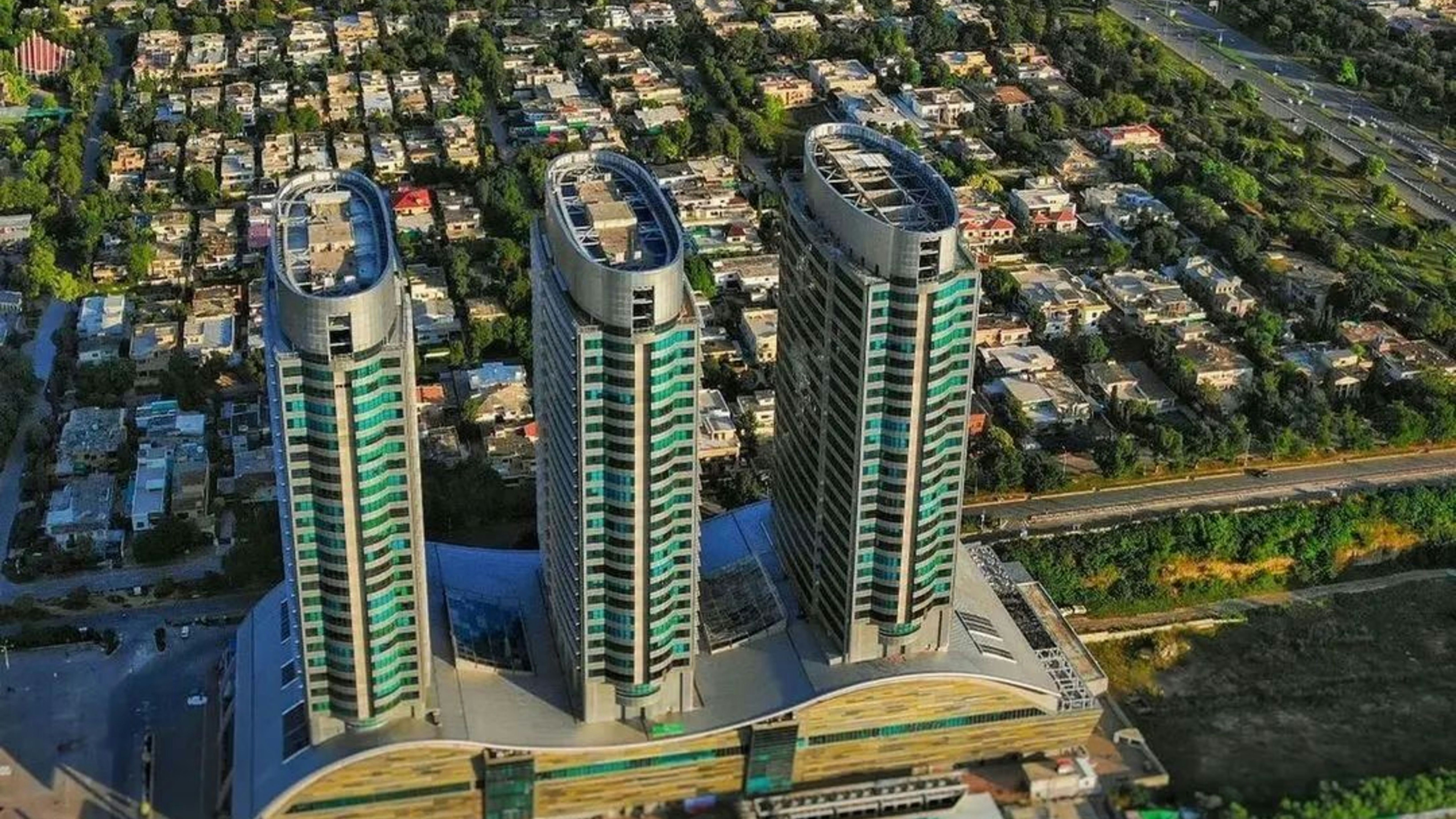 Aerial view of Islamabad, Pakistan.