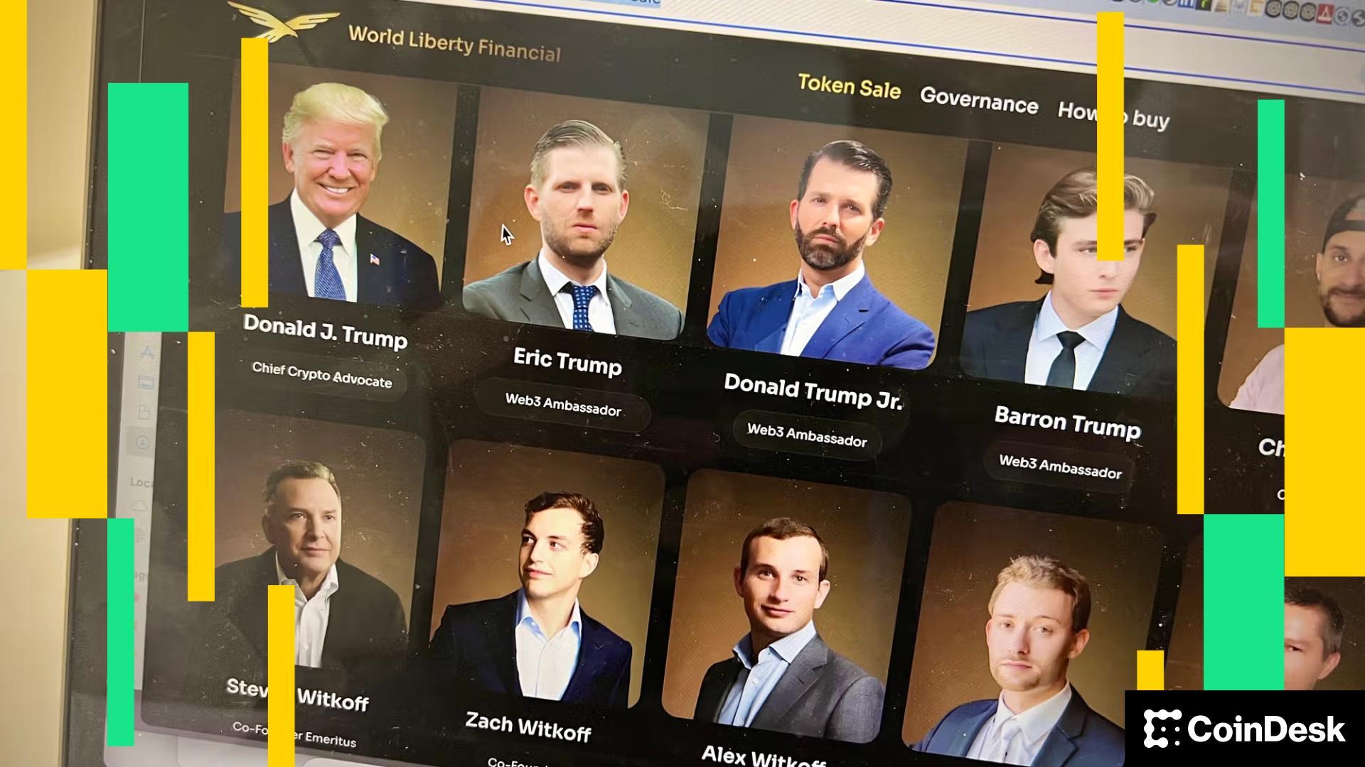 Trump Family Backed World Liberty Financial Eyes Debit Card, Retail App