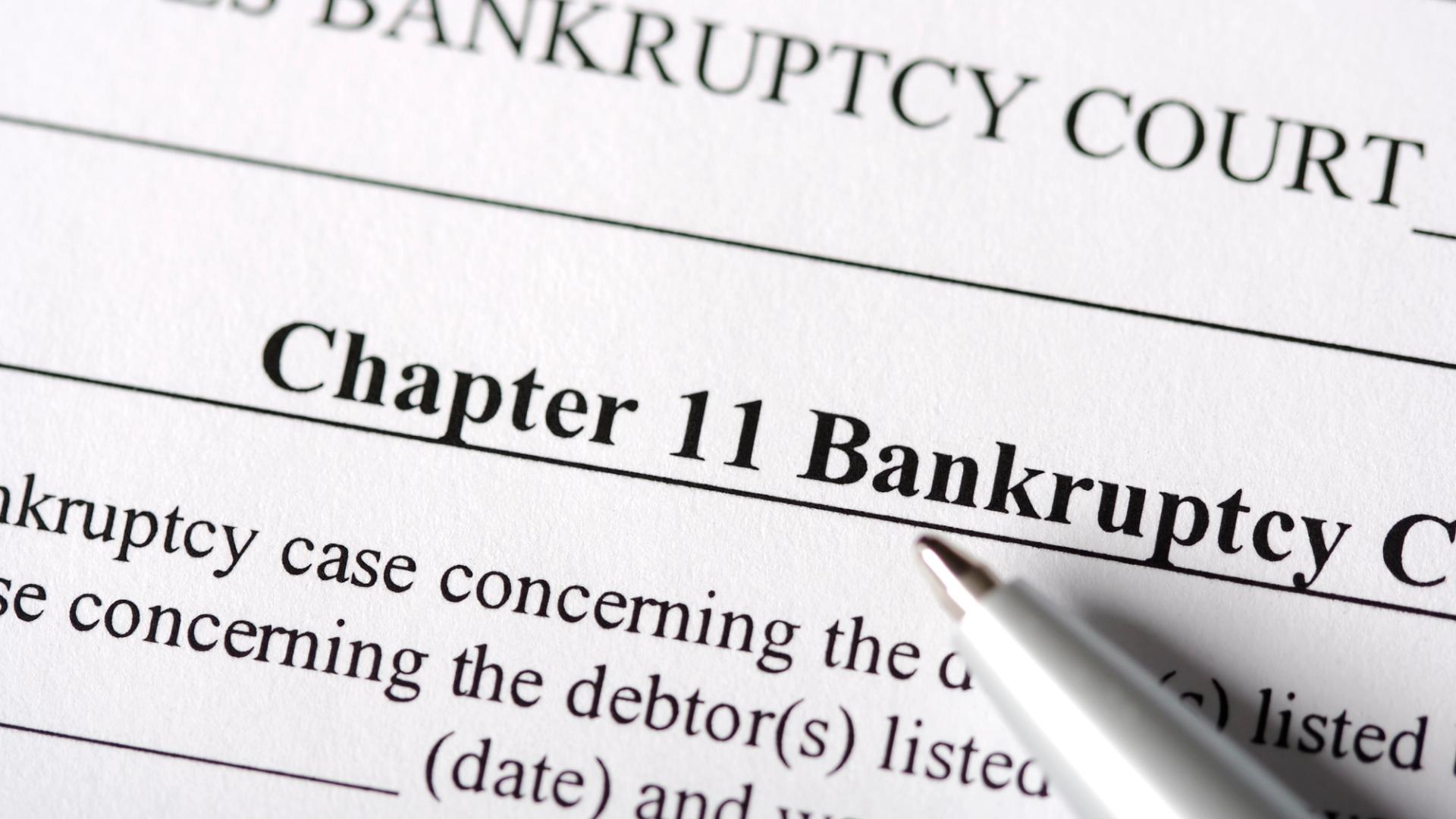Cloud data firm Storj files for Chapter 11, extending a week of crypto failures. Token slides 16%