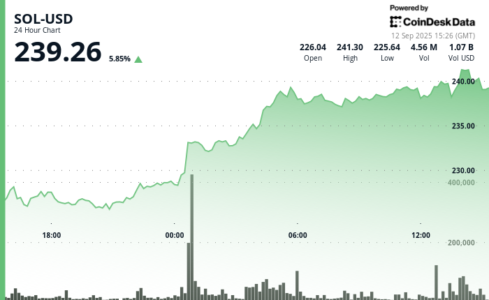 SOL Rallies as Novogratz Calls Solana ‘Tailor-Made’ for Financial Markets, Analyst Sees $1,314 Target 