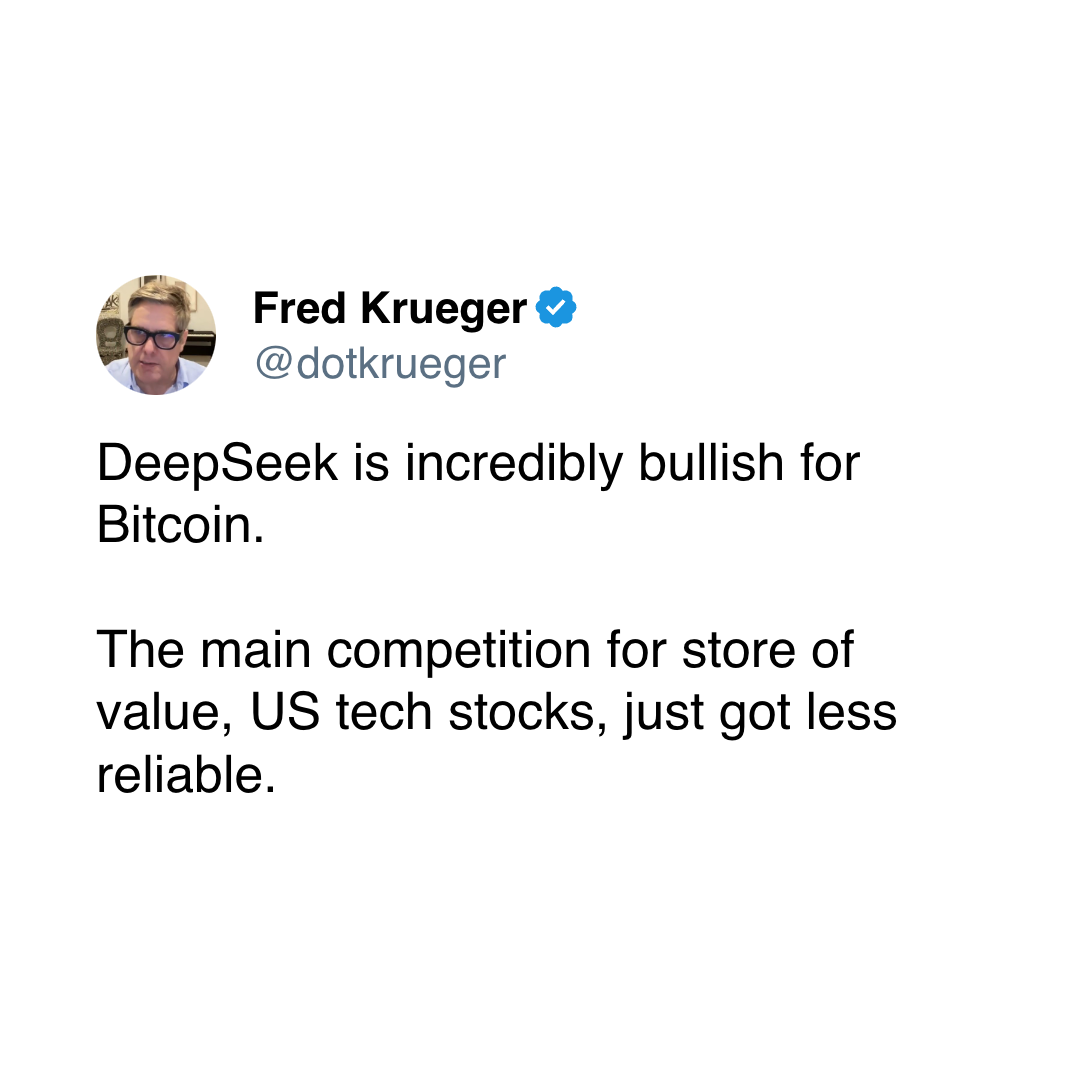 Crypto Daybook Americas: Crypto Daybook Americas: Bitcoin (BTC) Rebounds as  DeepSeek Concerns Wane, AI Tokens Regroup