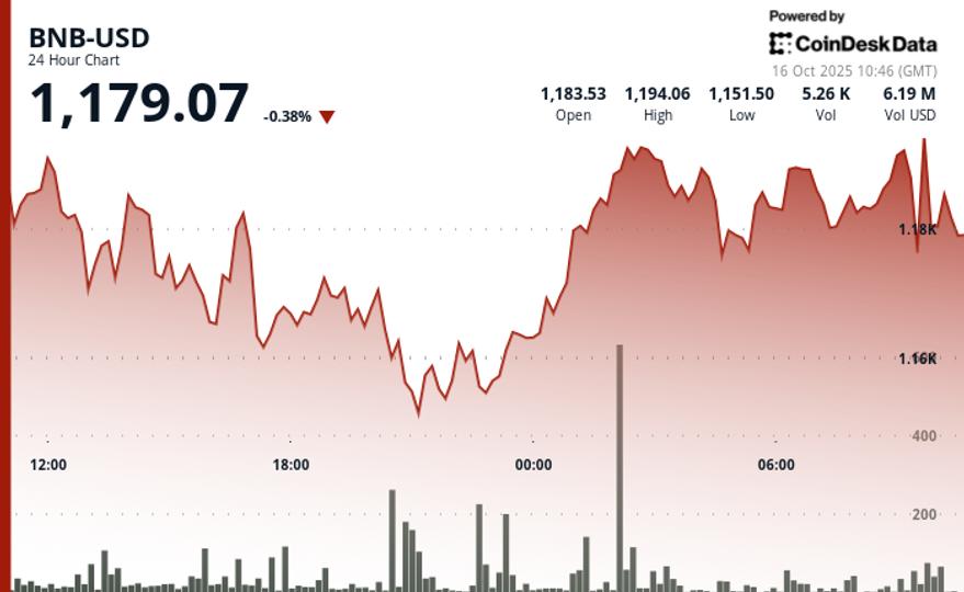 BNB is Now Down 11% From Its Record High Despite Coinbase Roadmap Listing