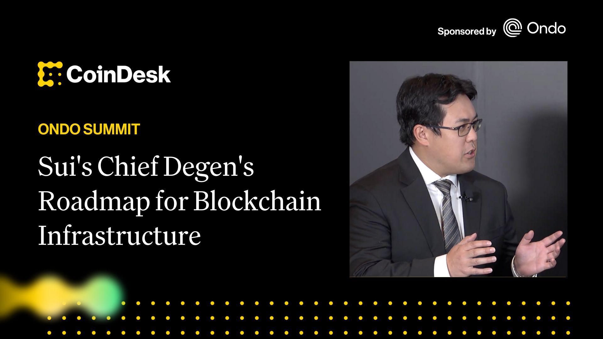 Sui's Chief Degen's Roadmap for Blockchain Infrastructure | Video