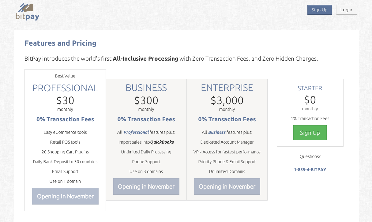 BitPay offers new pricing plans for bitcoin payment processing