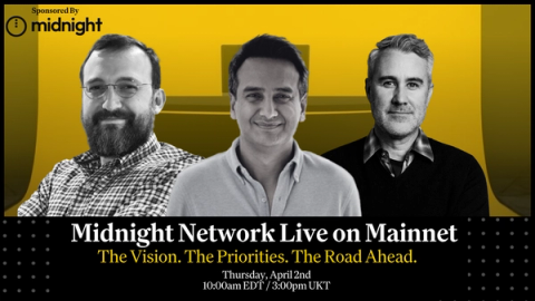 Midnight Network Live on Mainnet