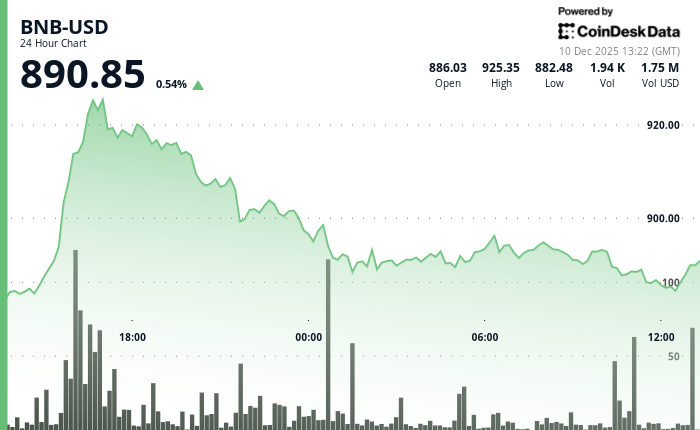 BNB Lags Wider Market Despite Volume Surge Resistance Levels Hold