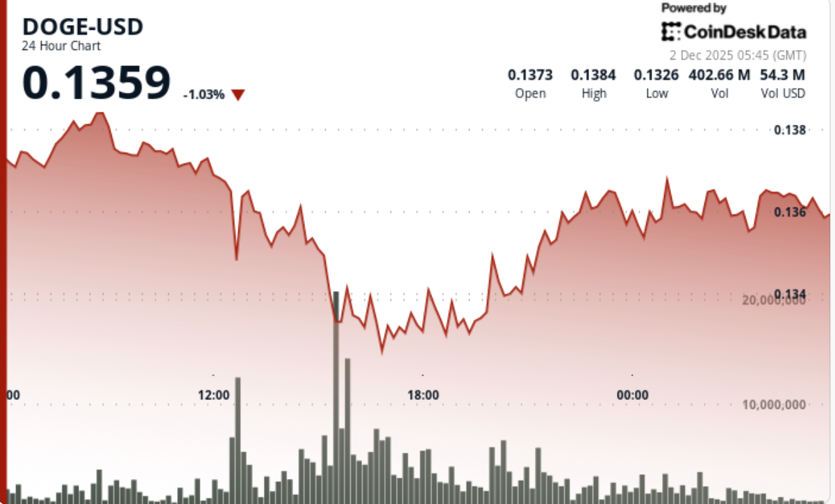Dogecoin Wicks Below Key Support — Fakeout or Start of Larger Correction?