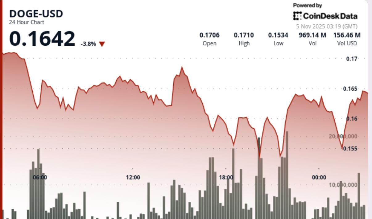도지코인 가격 뉴스: 도지코인 5% 하락 이후 전망