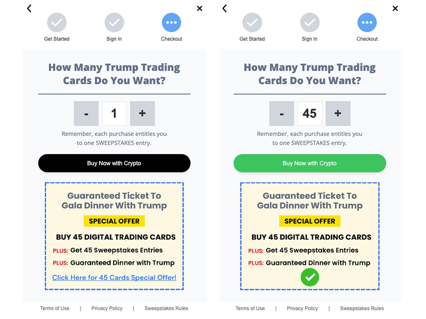 Donald Trump Announces $99 Digital Trading Card NFTs