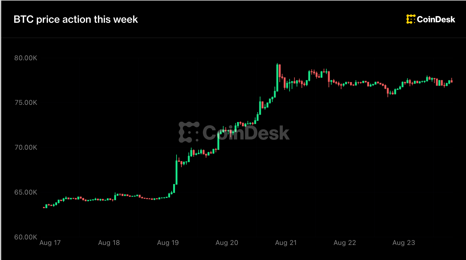 Live updates: Bitcoin holds $77,000 as XRP, Zcash pull back after a big weekly rally