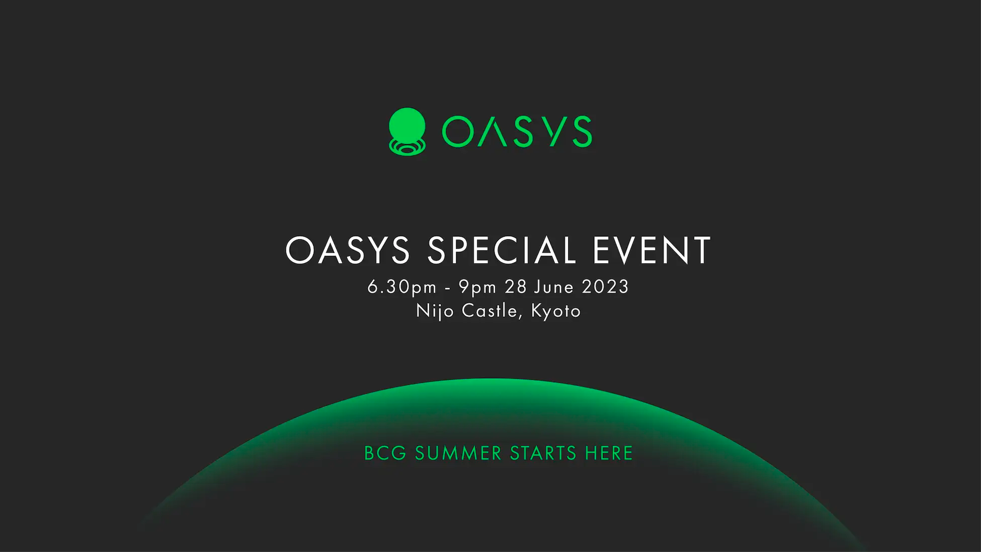 Oasys Special Event