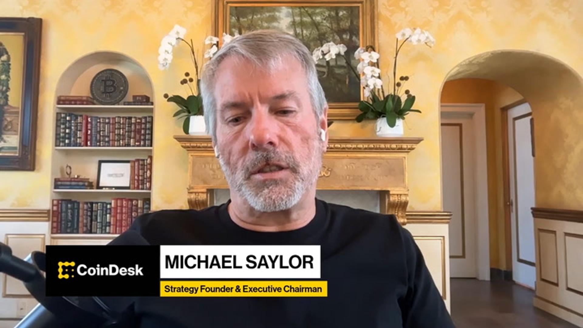 Strategy Executive Chairman Michael Saylor (CoinDesk Television)
