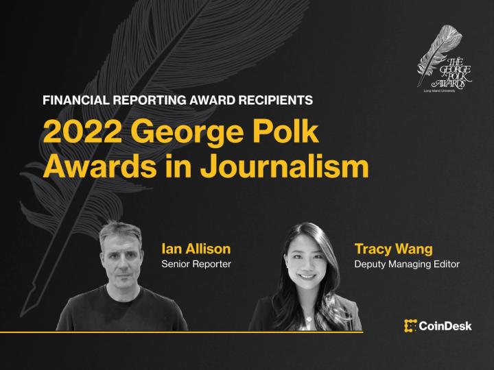 CoinDesk Raih George Polk Award untuk Liputan Eksplosif yang Meruntuhkan Imperium FTX