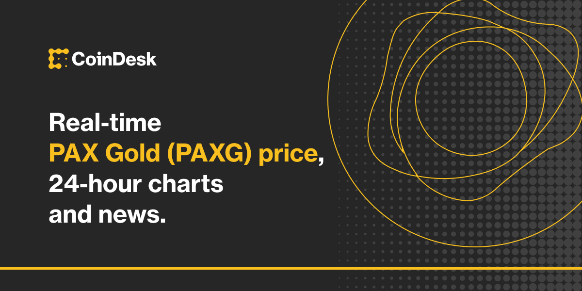 PAX GOLD Price - PAX GOLD Price Index and Live Chart - CoinDesk