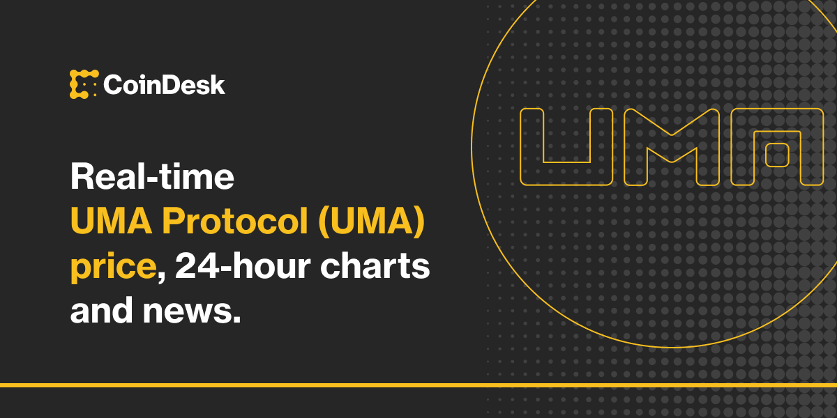UMA Protocol Price | UMA Price and Live Chart - CoinDesk
