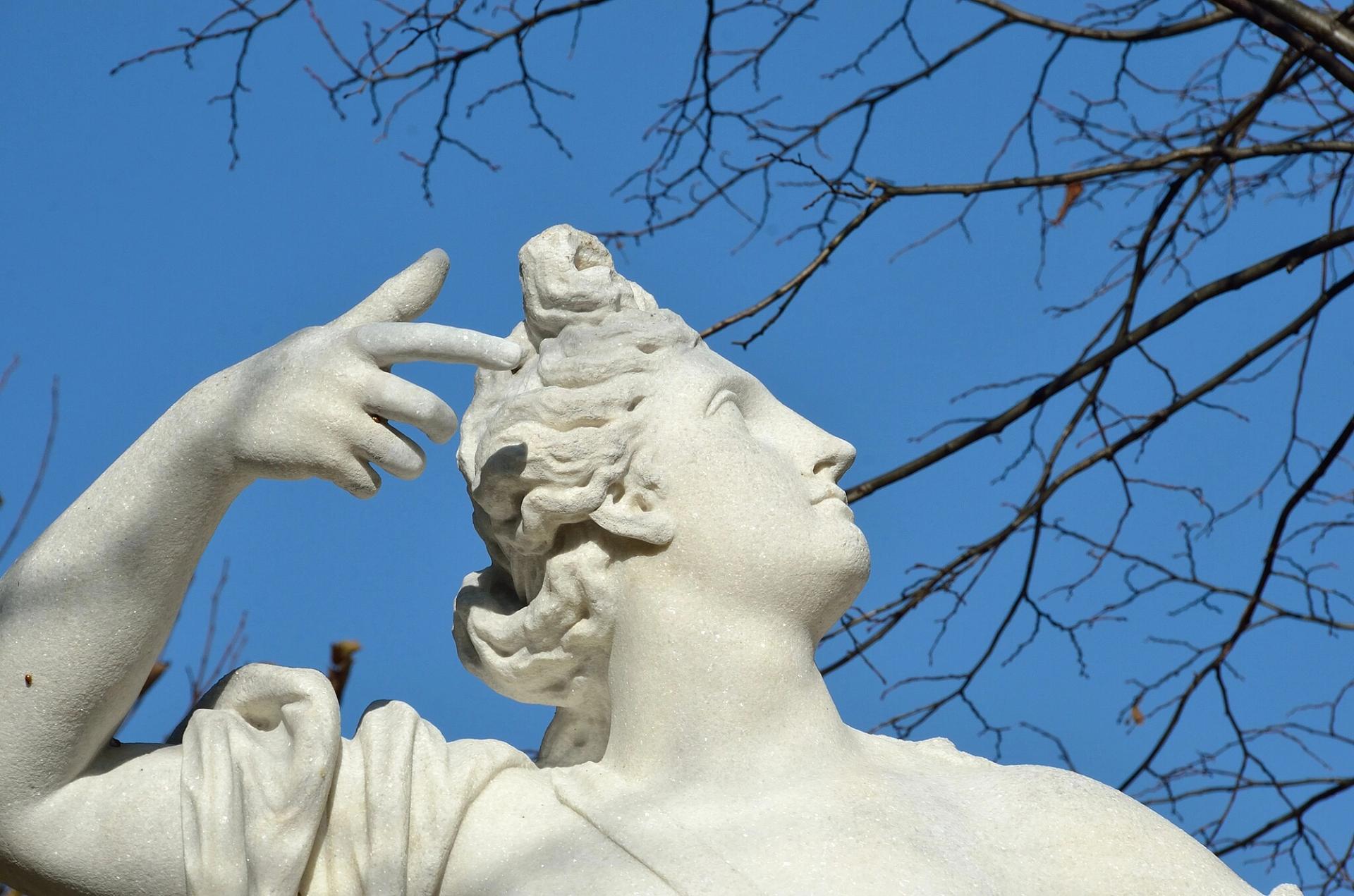 Statue of Apollo in Schönbrunn Palace Park, Germany