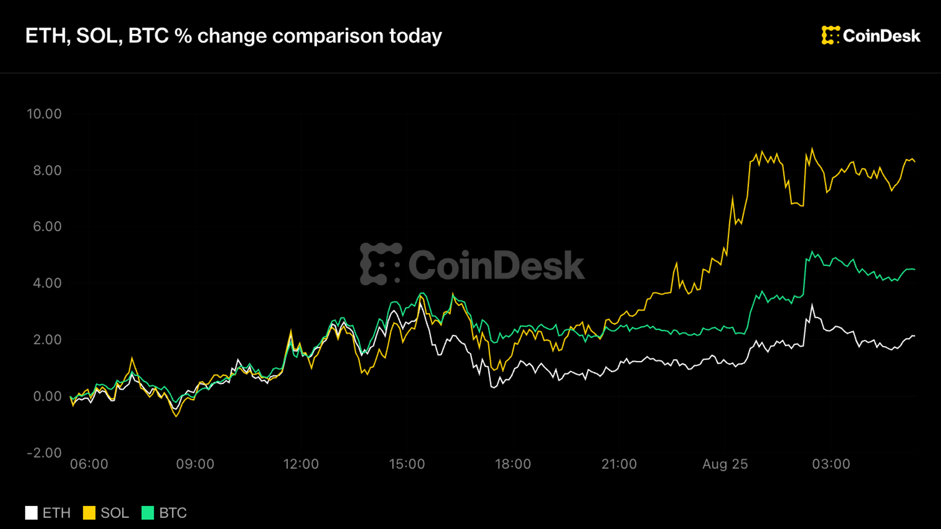 bitcoin $80,000 돌파 및 solana 8% 급등, 랠리 경고 신호 속 향후 전망은
