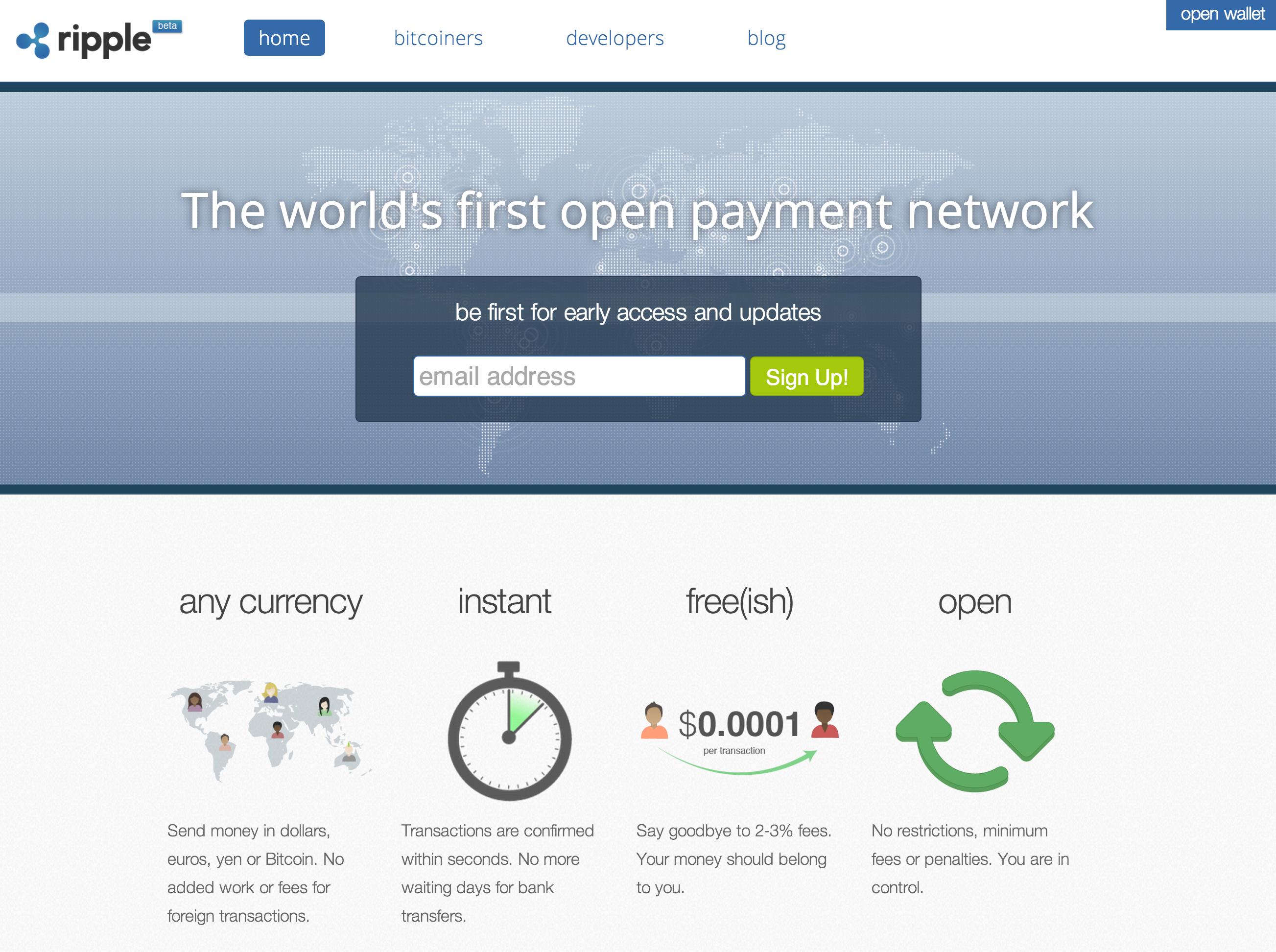 Ripple turns on giveaway faucet