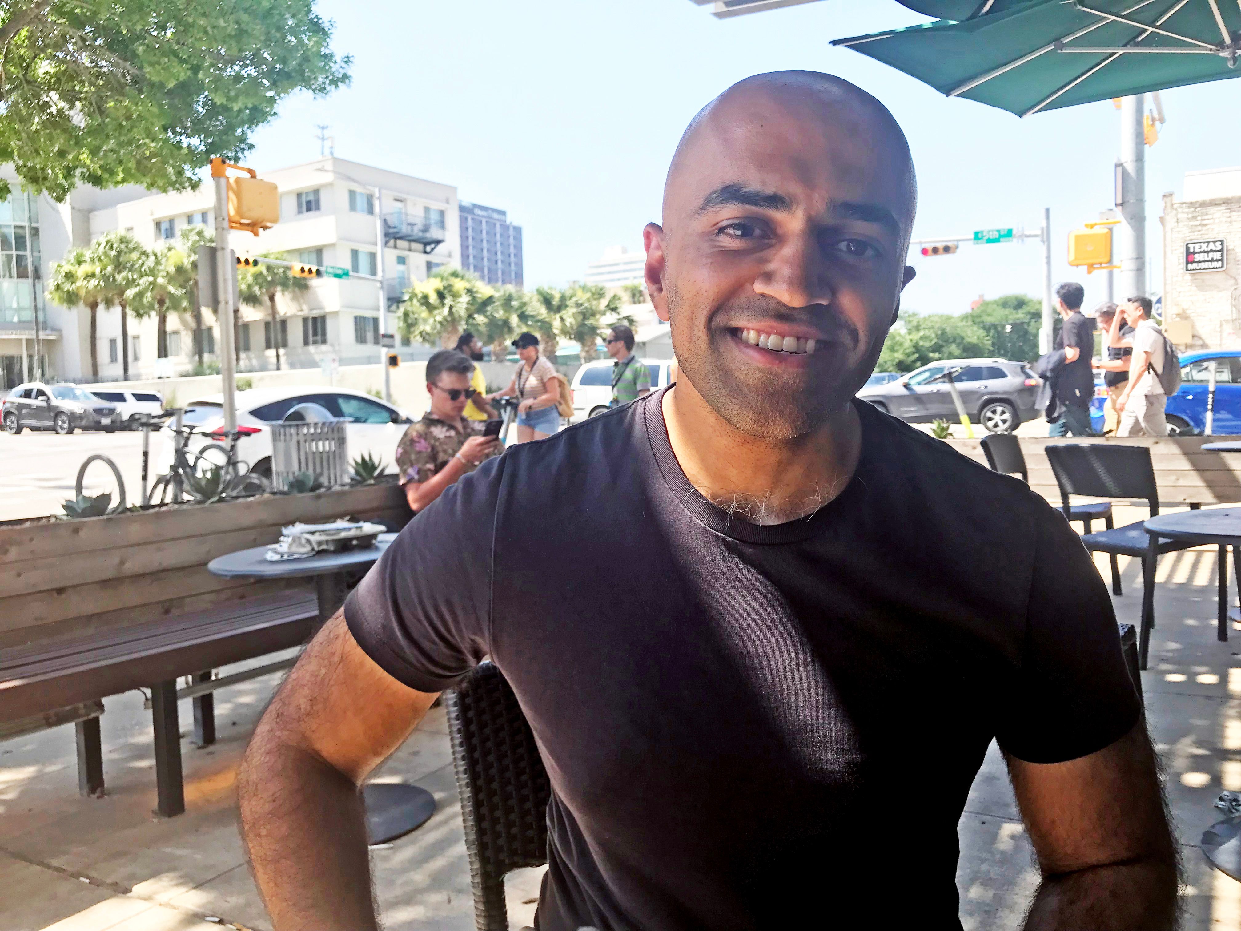 Dragonfly Capital's Haseeb Qureshi at Consensus 2022 (Daniel Kuhn/CoinDesk)