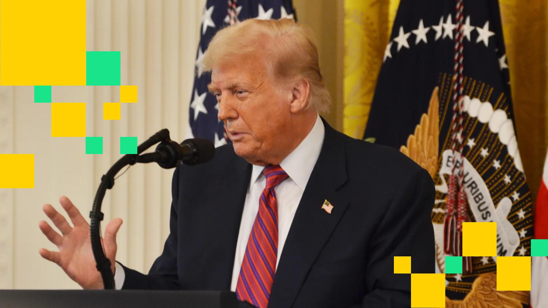 Trump promete tornar os EUA a capital mundial das criptomoedas para superar  a China