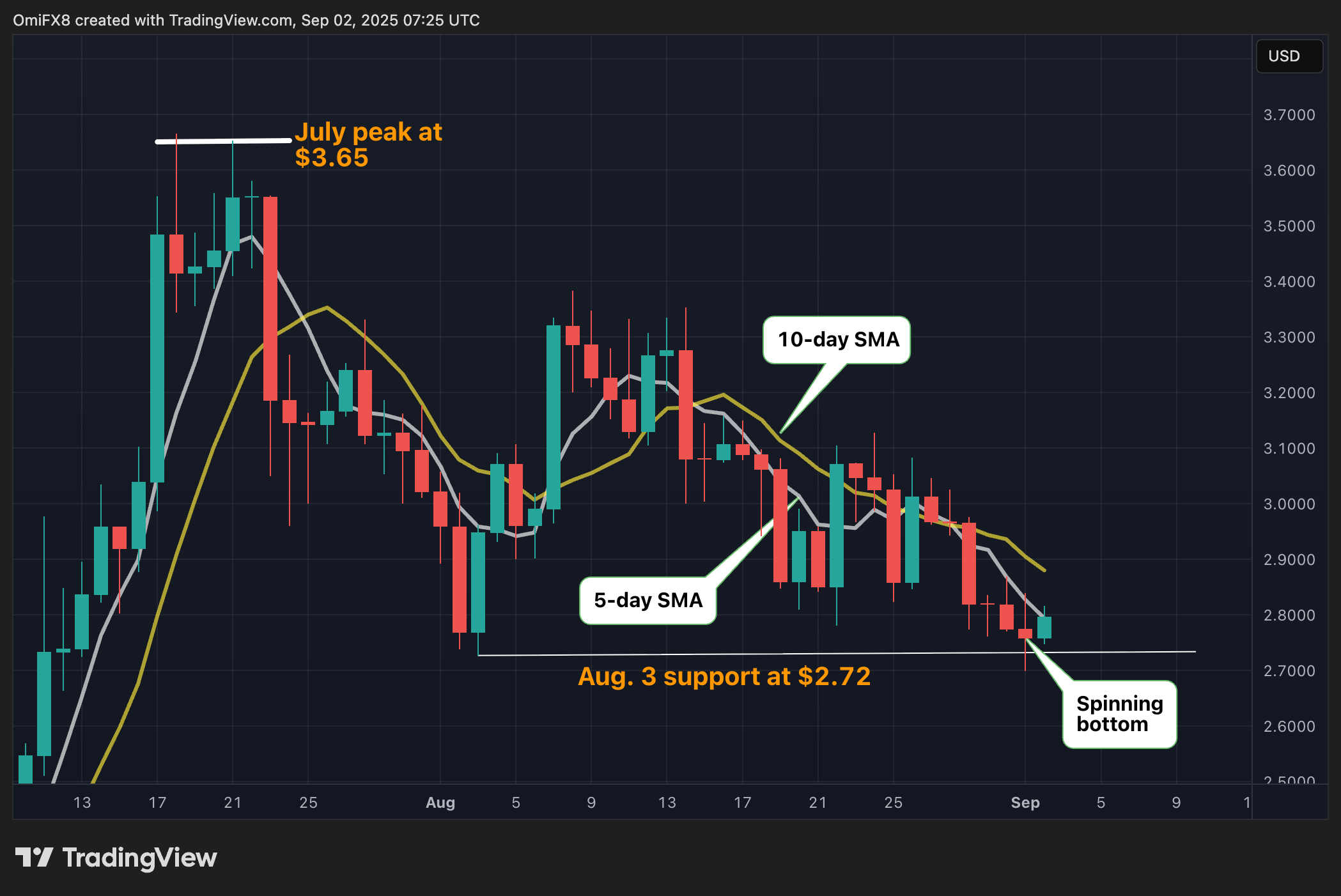 XRP's regular chart. (TradingView/CoinDesk) XRP's regular chart. (TradingView/CoinDesk)