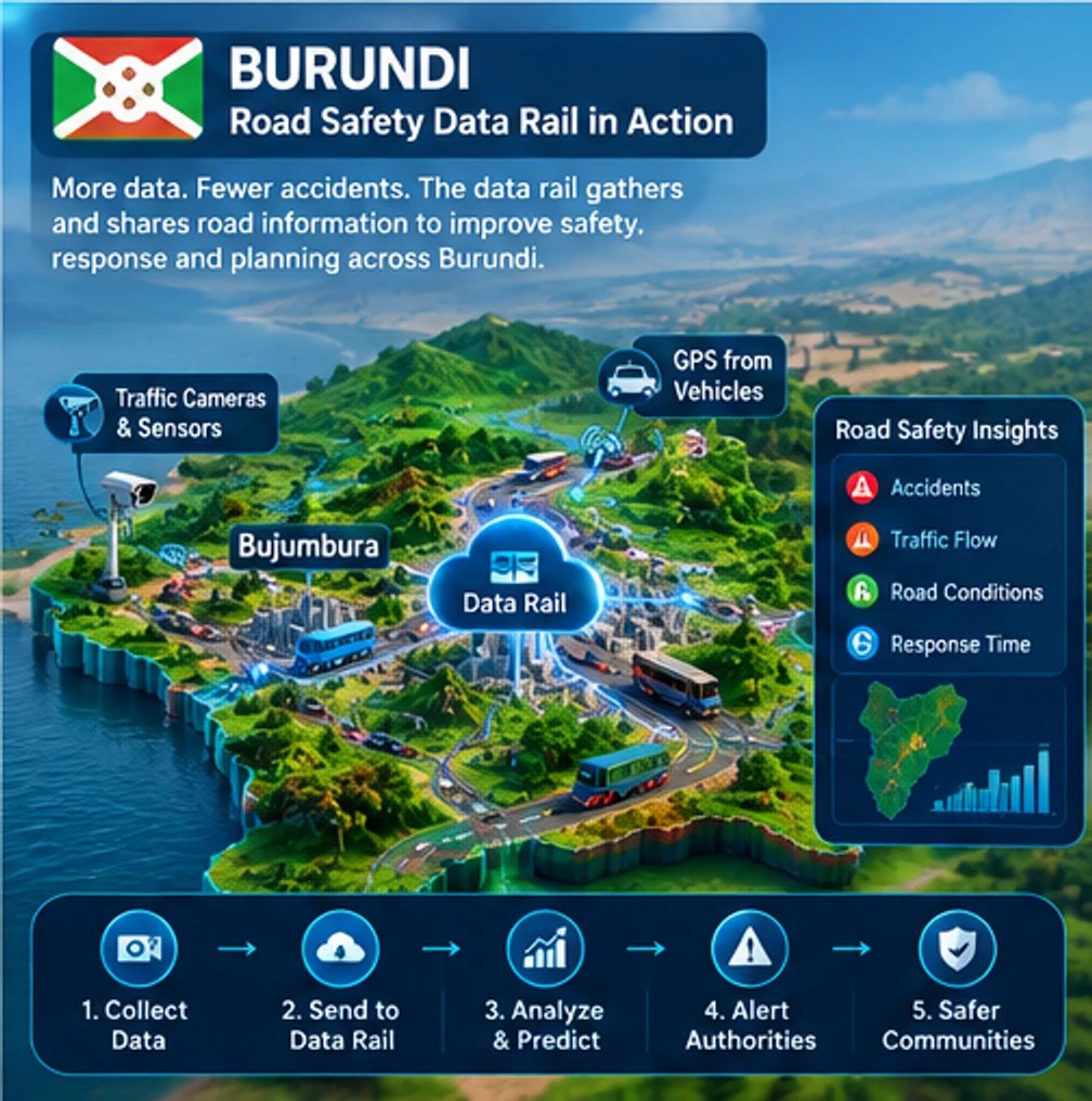 How the road safety data rail was applied in Burundi