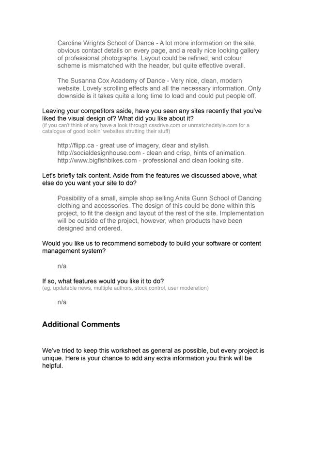 Client specification page 4