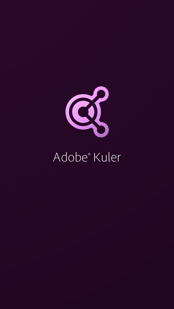 Adobe Kuler app screen