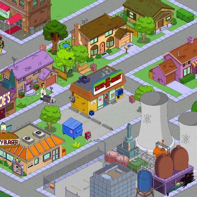 A screenshot from the Tapped Out app.