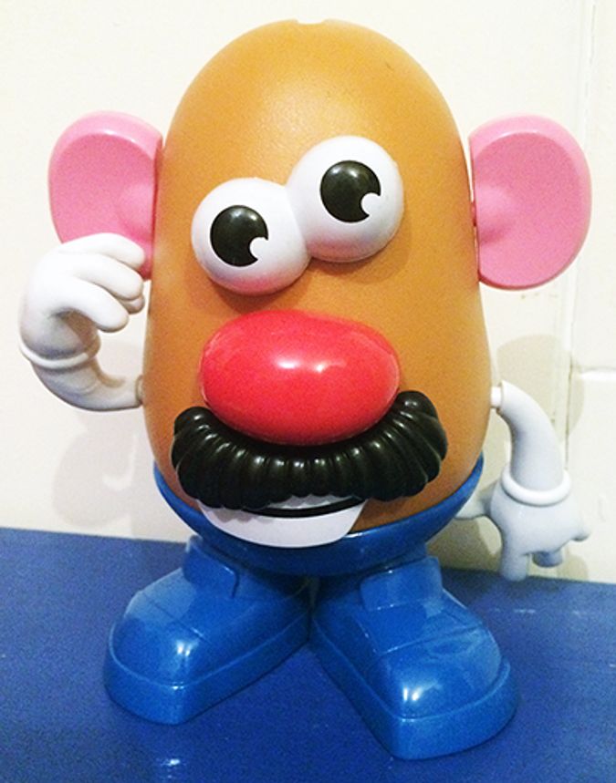 Mr Potato Head children's toy.