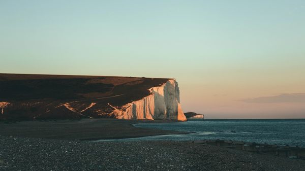 The white cliffs at Seven Sisters