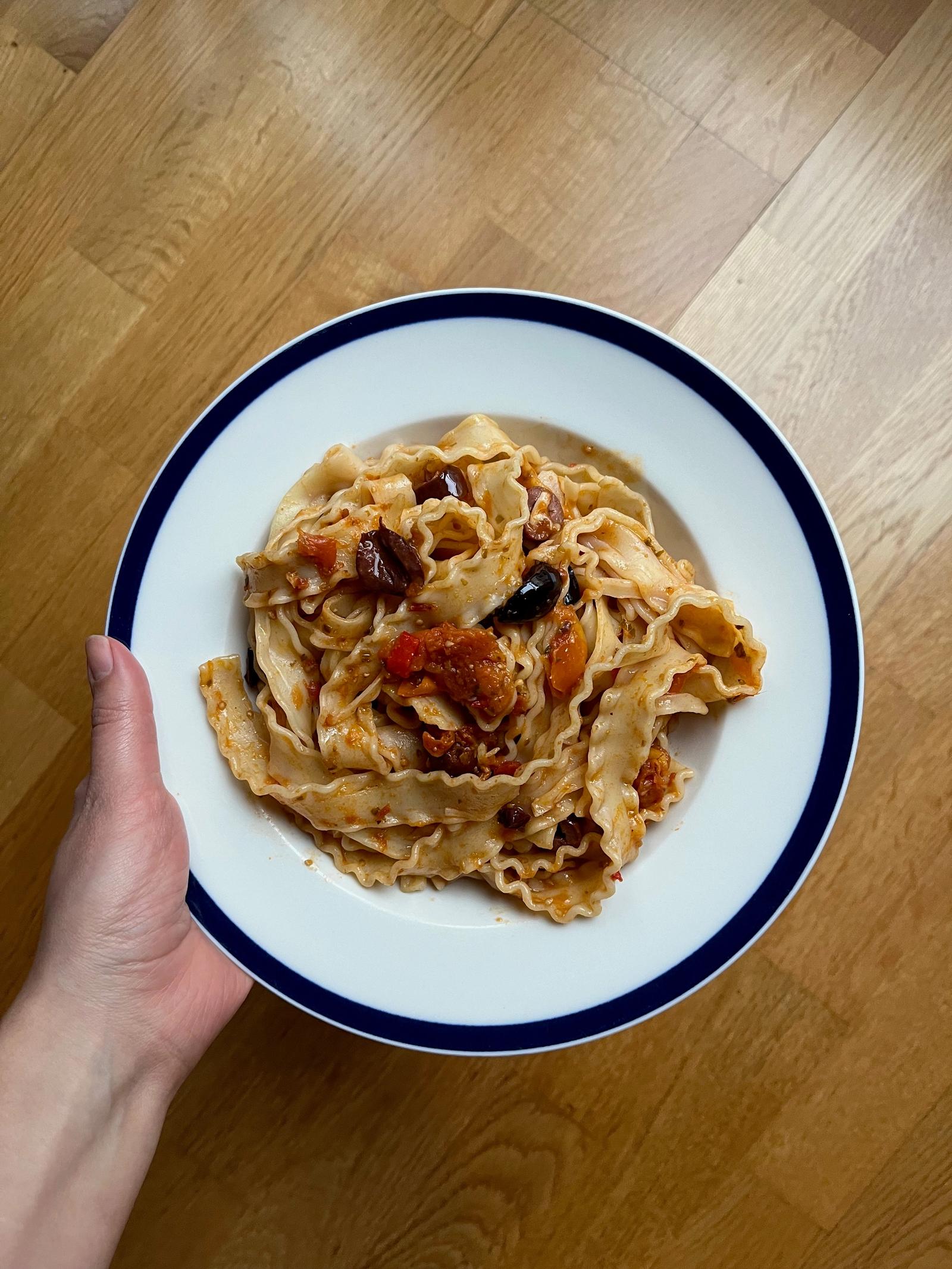 Paahdettu tomaattipasta