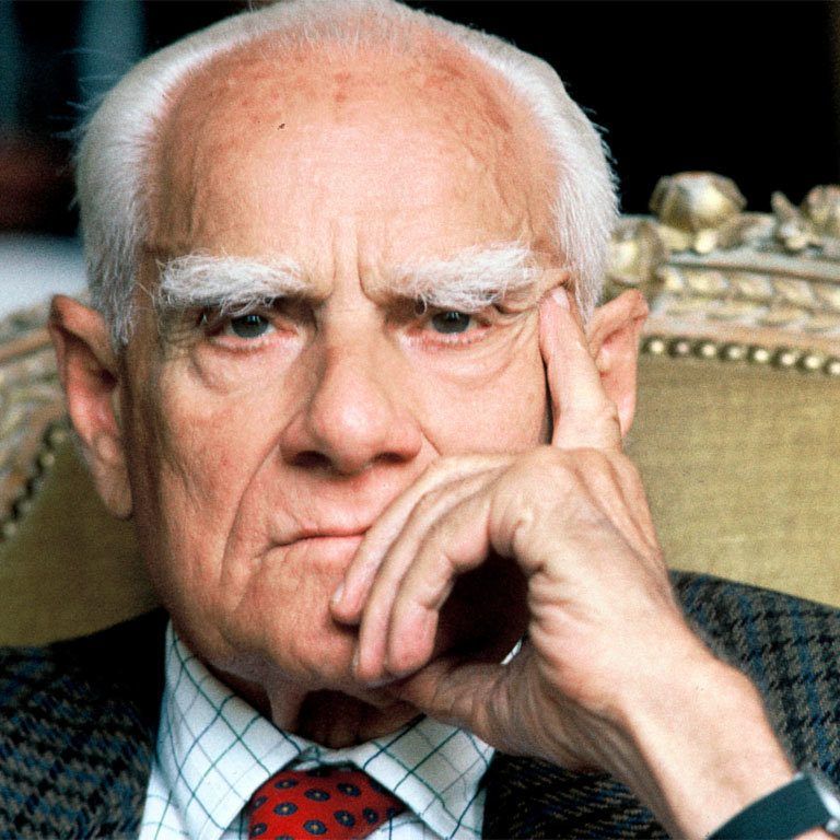 Retrato de Alberto Moravia