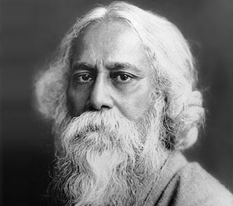 Retrato de Rabindranath Tagore