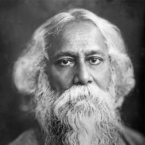 Retrato de Rabindranath Tagore