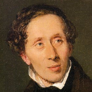Retrato de Hans Christian Andersen