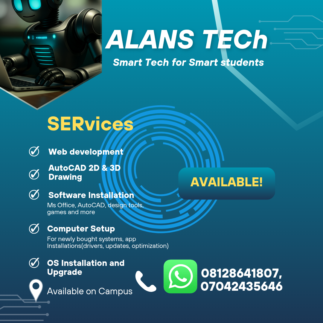Alans Tech. Smart 🤓 tech for smart students!!!🤓!!