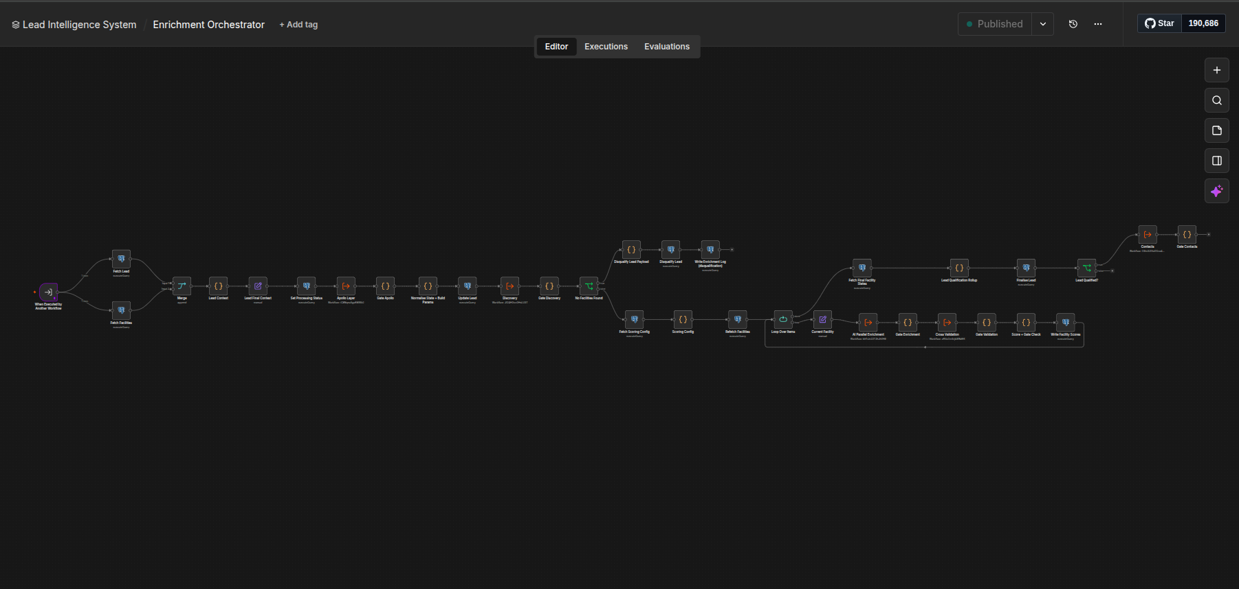 Lead Intelligence System screenshot