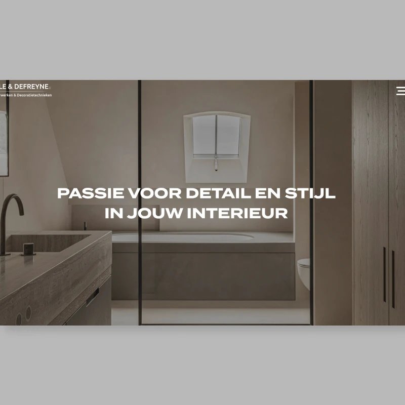 Krachtige visuele banner