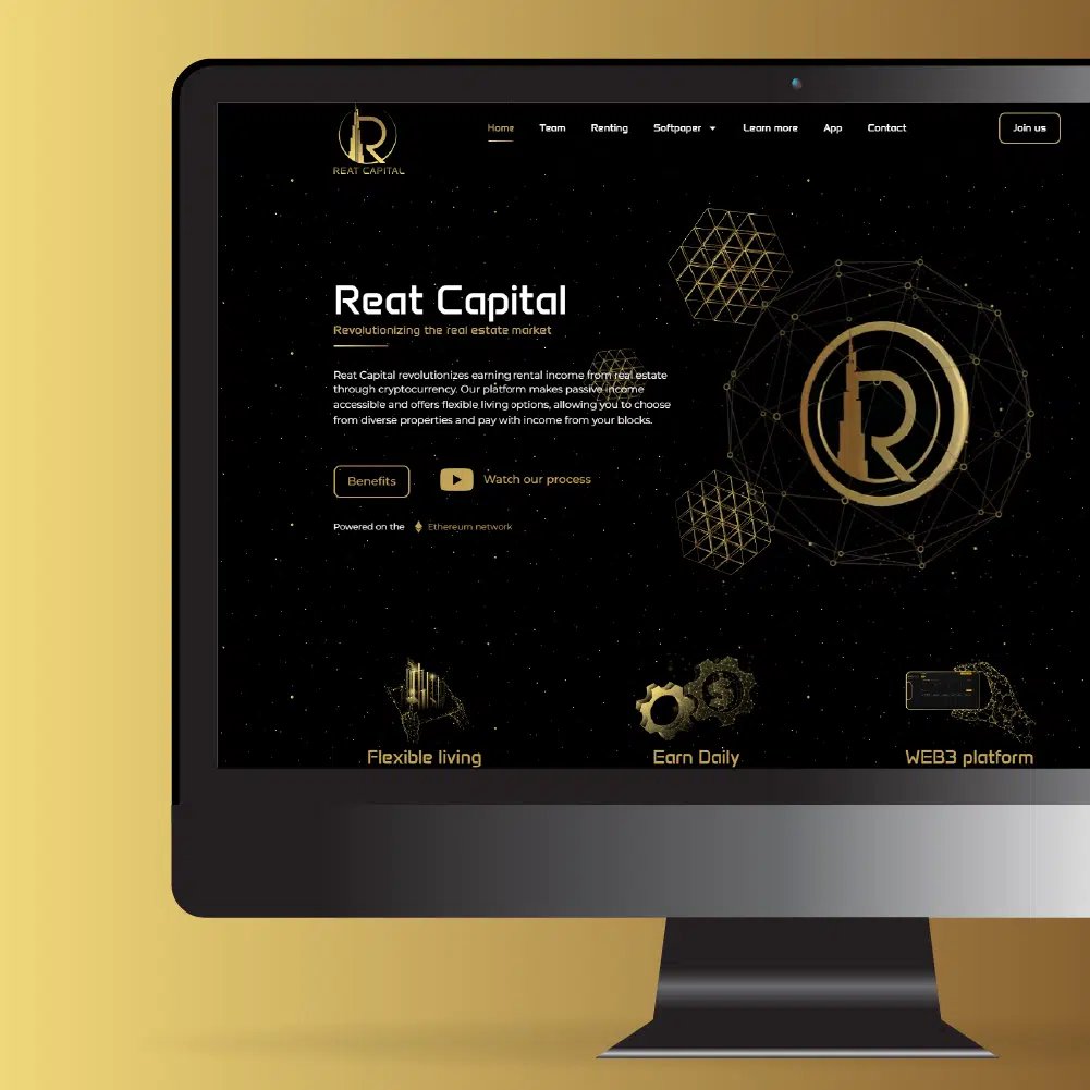 Reat Capital: Een website die complexe informatie eenvoudig en snel uitlegt.