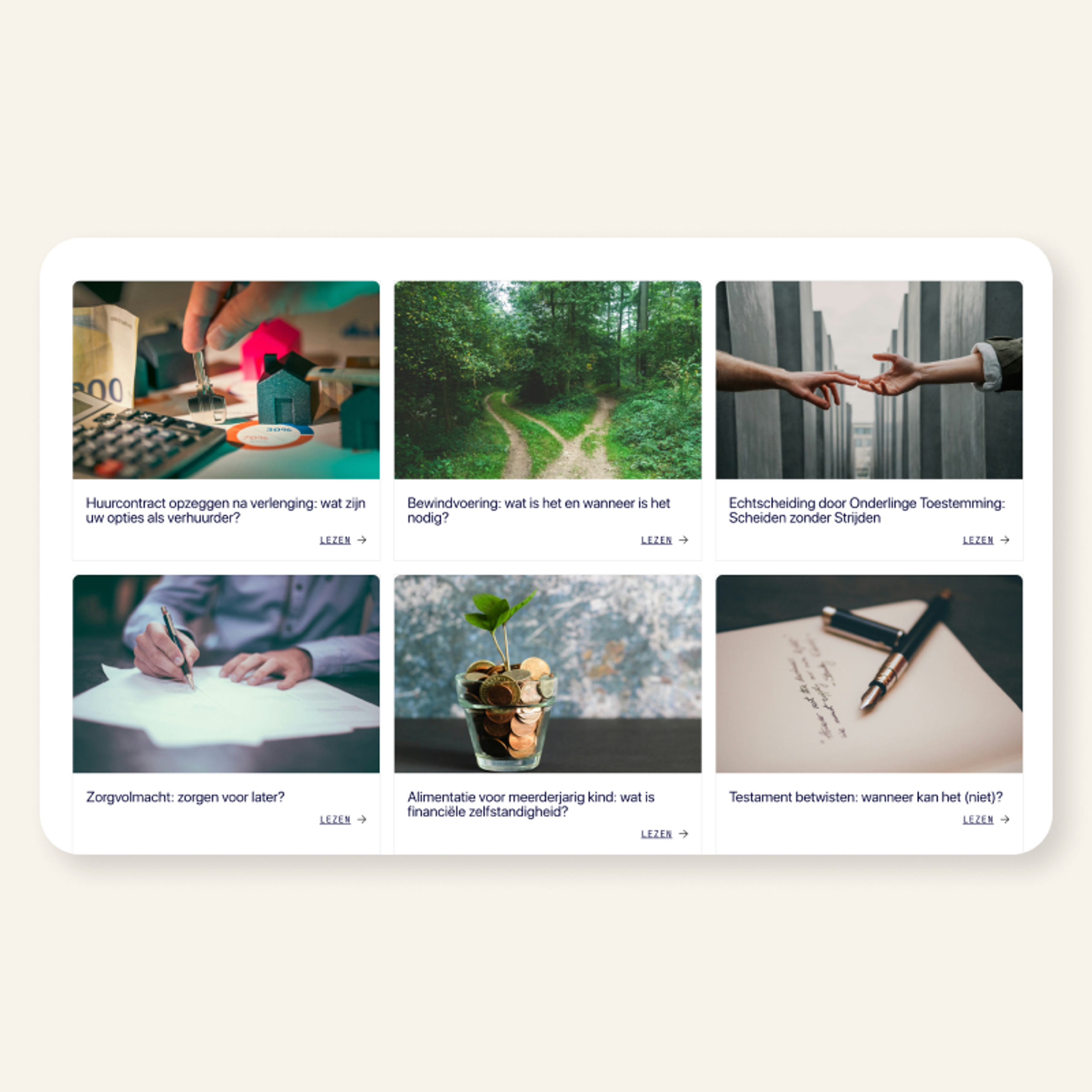 Dynamische blogsectie