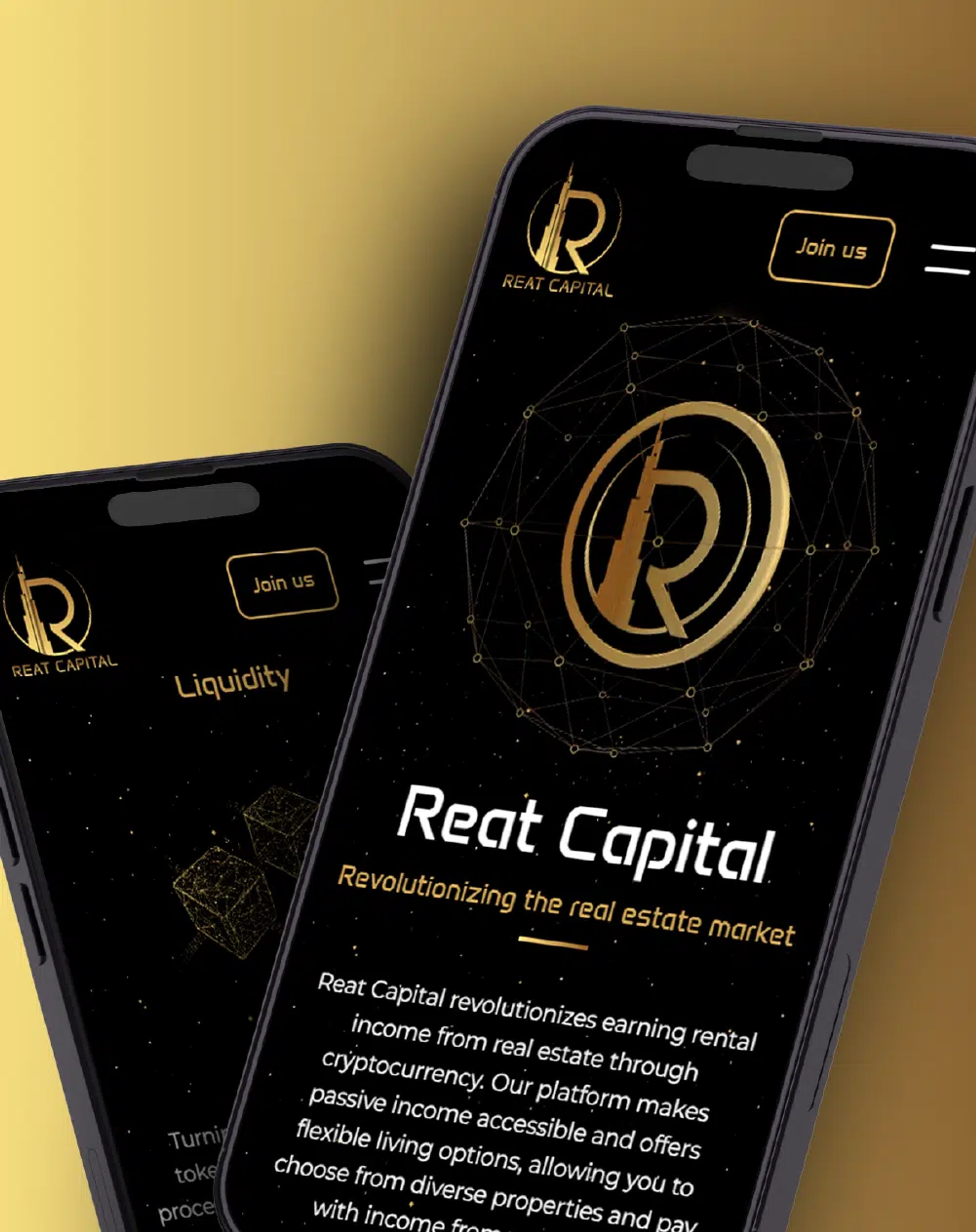 Reat Capital: Volledig responsief voor elk type scherm, met extra aandacht voor mobi