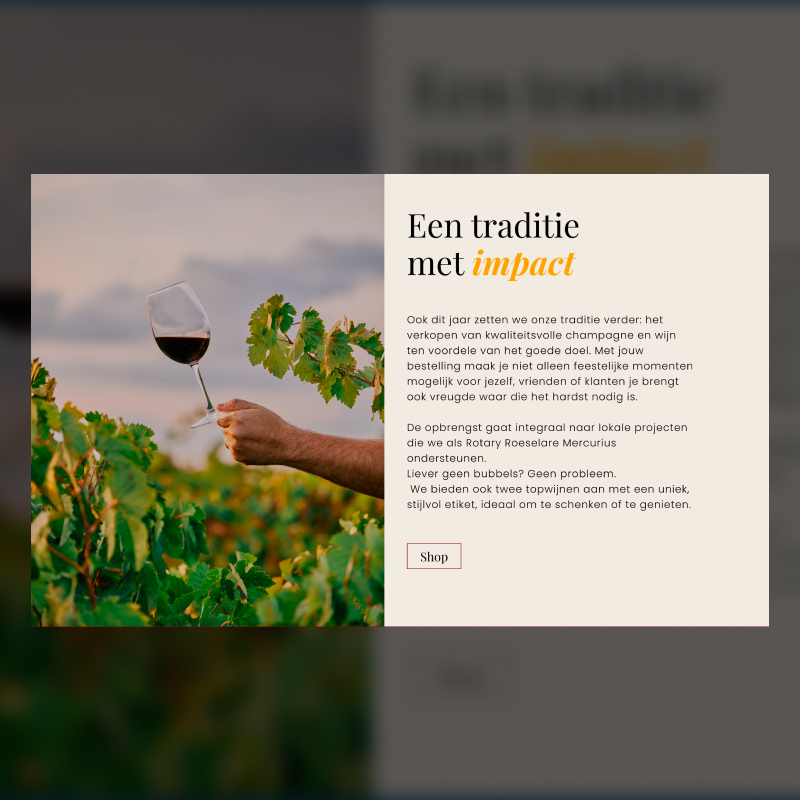 Rotary Roeselare Mercurius: sectie Een traditie met impact