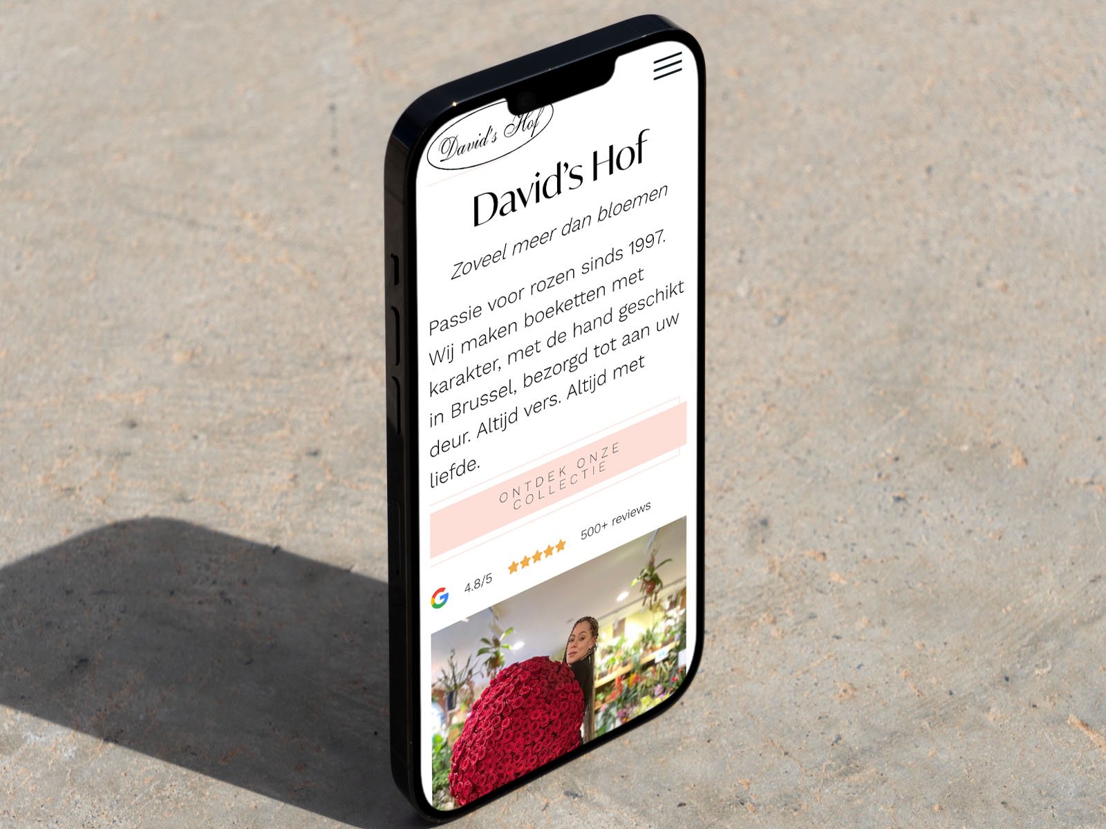David's Hof: responsive webshop op elk scherm